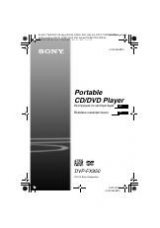 Инструкция для Sony DVP-FX950